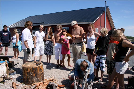 Tõrva põletamine Sõru Puulaevade peol 23.06.2009. Foto Triin Jermakov