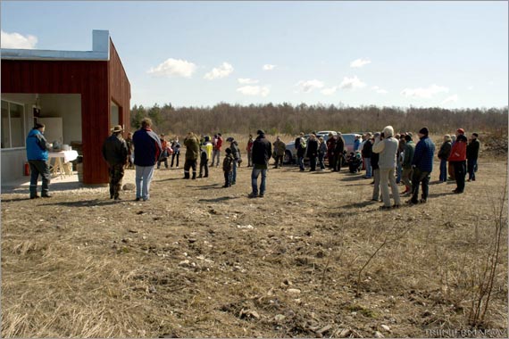 Ajalooliste Võtete keskuse avamine ja tõrva põletamine retortahjuga 24.04.2010. Foto Triin Jermakov