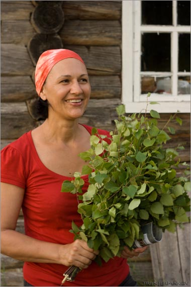 Kasevihtade valmistamise koolitus Kenozerski Rahvuspargis Venemaal 9.07.2010. Foto Triin Jermakov